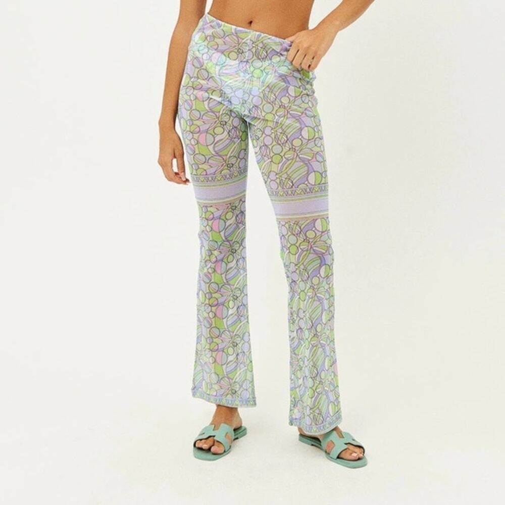 NWT Frankies Bikinis Joey Mesh Beach Cover Up Pants